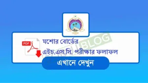 HSC Result Jessore Board 2025 with Full marksheet